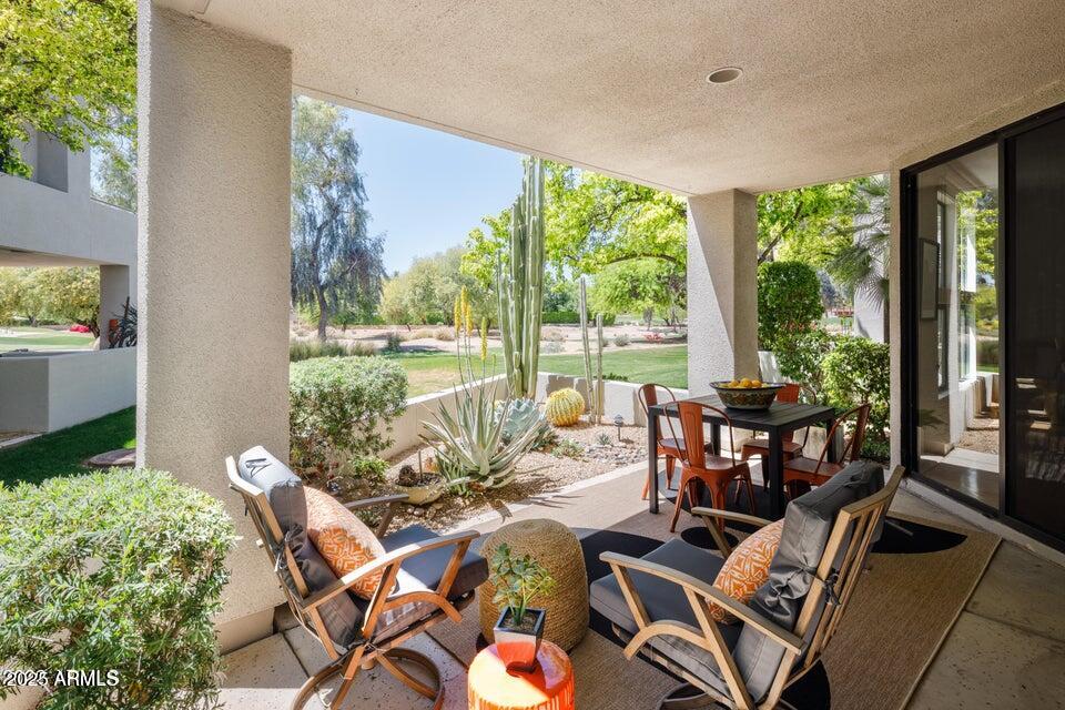7700 East Gainey Ranch Road, Unit 134 Scottsdale, AZ 85258 - Photo 5 of 30 Back Patio 2
