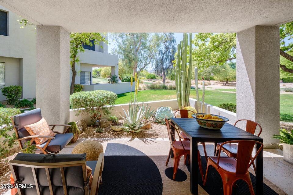 7700 East Gainey Ranch Road, Unit 134 Scottsdale, AZ 85258 - Photo 6 of 30 Back Patio