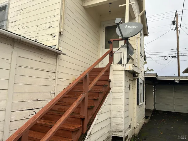 a view of balcony and deck