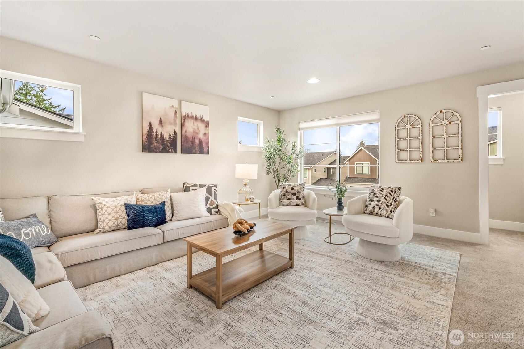 4418 242nd Place Southeast Bothell, WA 98021 - Photo 20 of 40 a living room with furniture and a couch