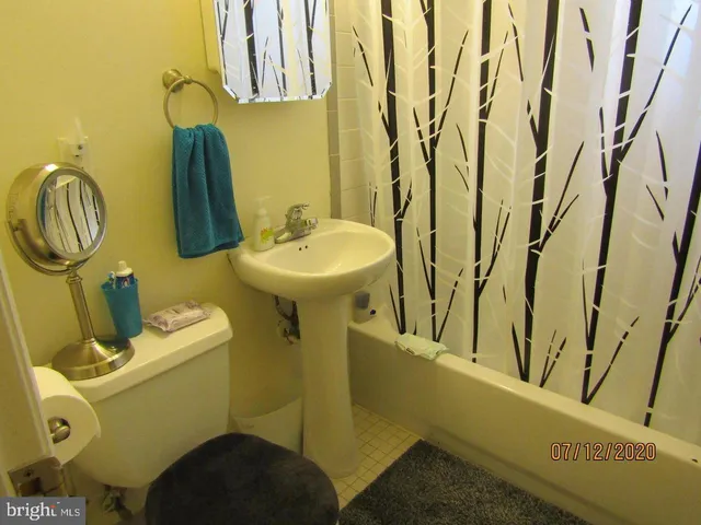 a view of small space with racks on the wall