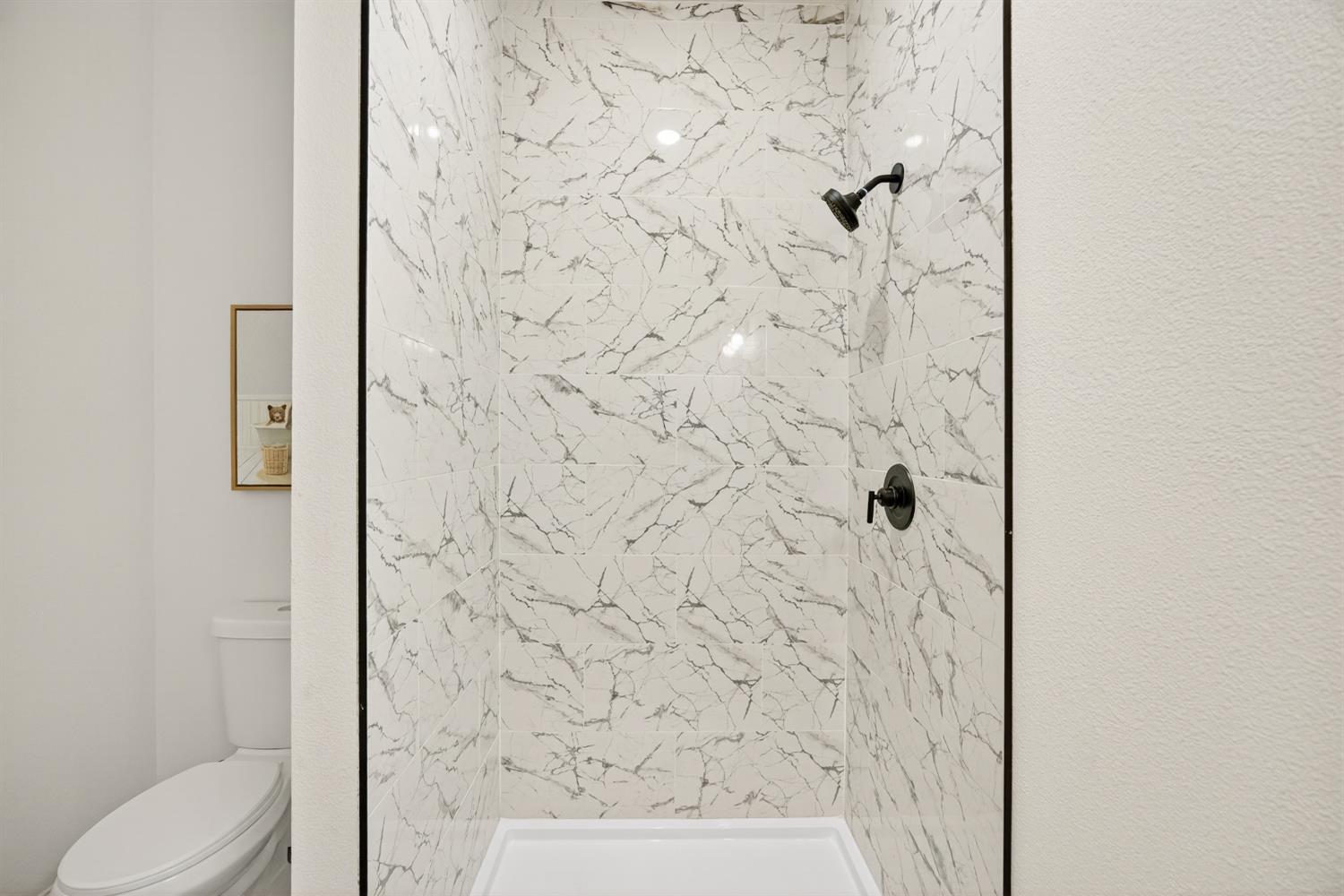 400 Pacific Lodi, CA 95242 - Photo 16 of 50 a bathroom with a shower and toilet