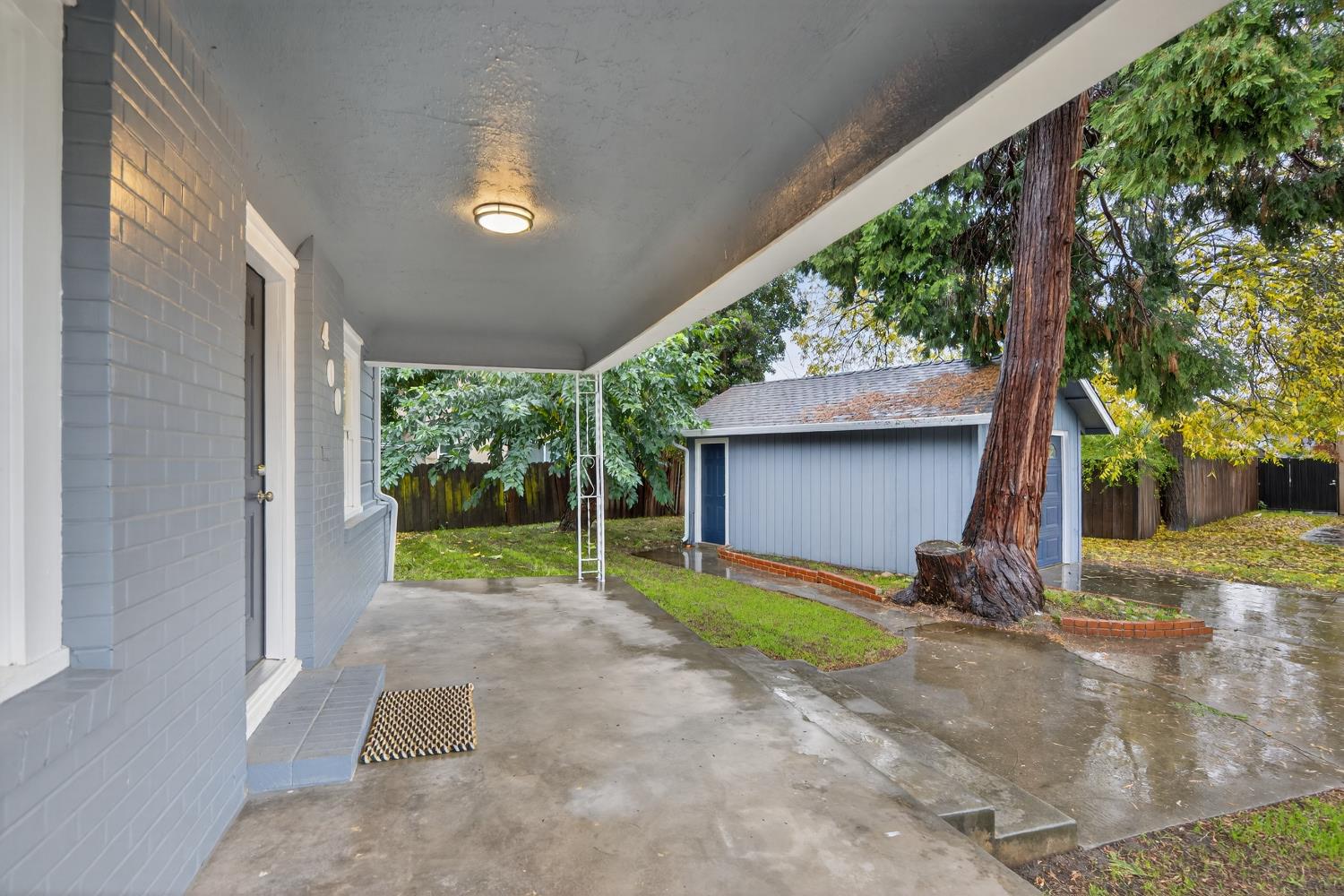 400 Pacific Lodi, CA 95242 - Photo 4 of 50 a view of a backyard with a large tree
