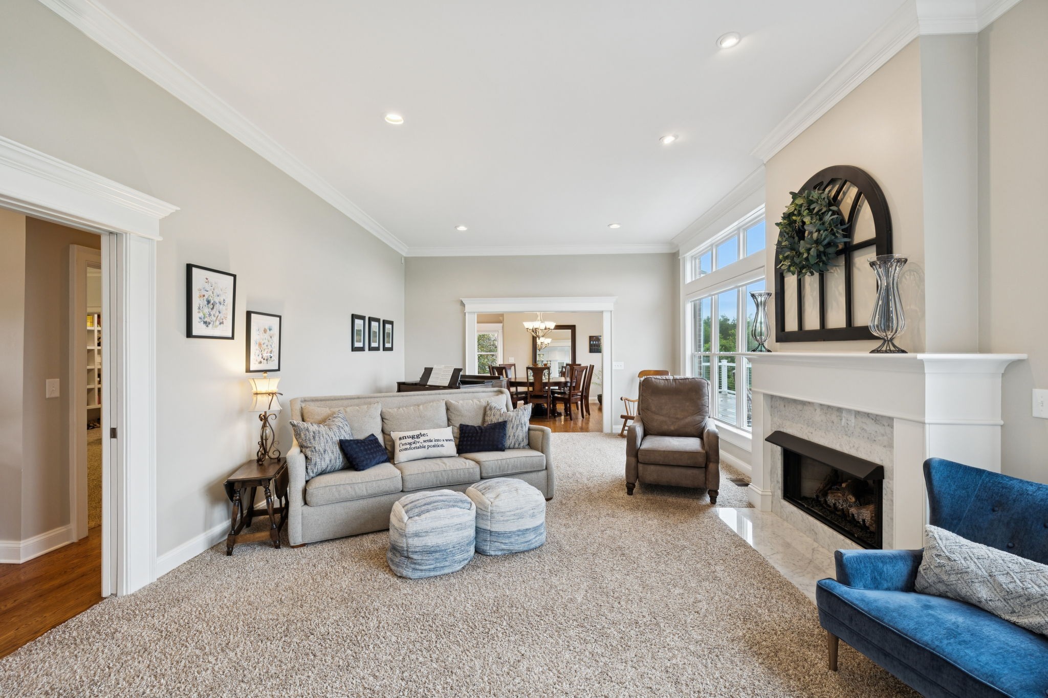 1731 Hudson Road Madison, TN 37115 - Photo 8 of 75 a living room with furniture and a fireplace