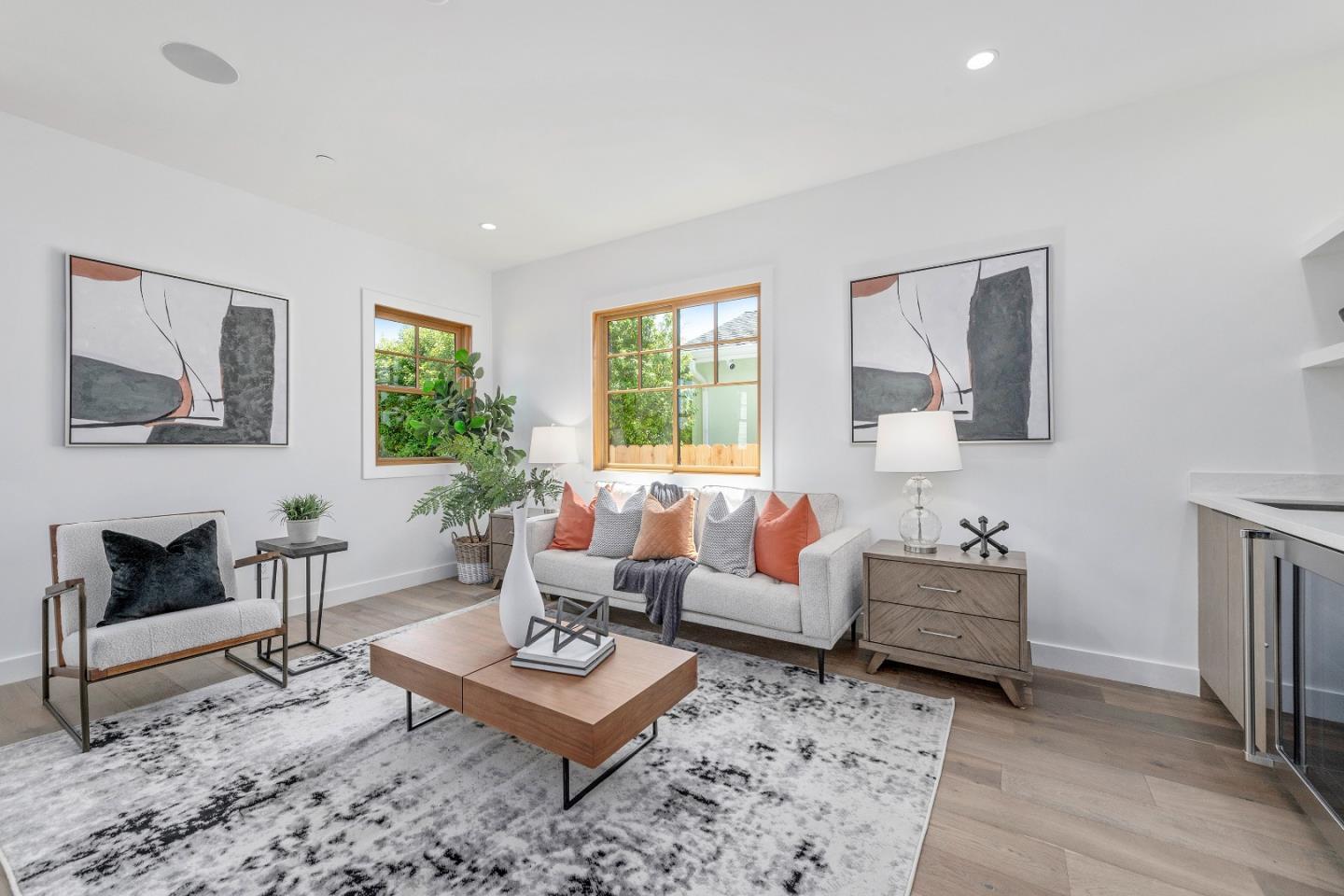 1151 Rosedale Avenue Burlingame, CA 94010 - Photo 18 of 38 a living room with furniture and a potted plant