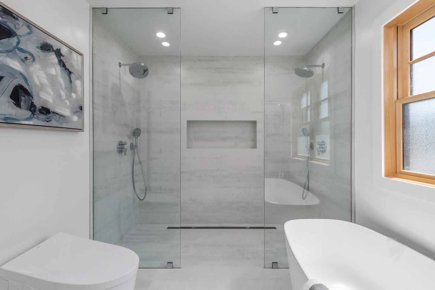 1151 Rosedale Avenue Burlingame, CA 94010 - Photo 32 of 38 a bathroom with a toilet and a shower