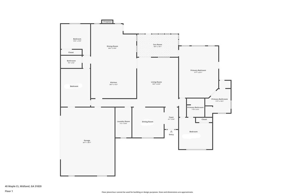 40 Maple Court Midland, GA 31820 - Photo 38 of 38 Floor plan
