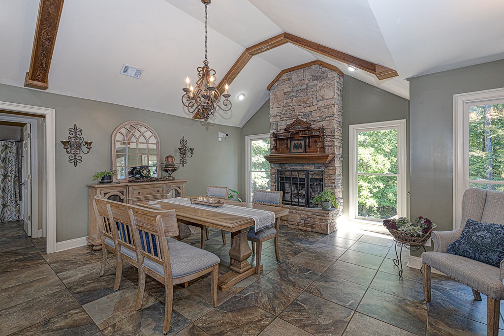 40 Maple Court Midland, GA 31820 - Photo 6 of 38 Keeping room with stone fireplace