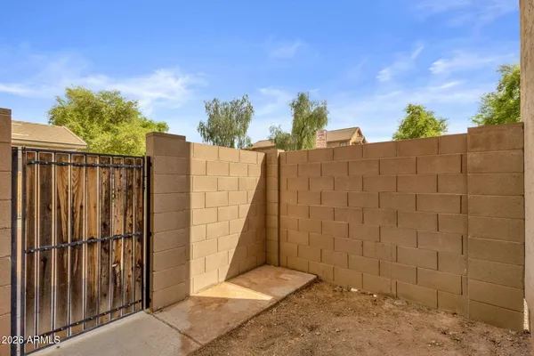 a front view of a house with a shower