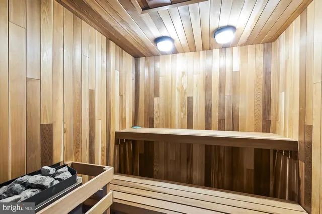a view of a wooden roof with wooden floor and fence