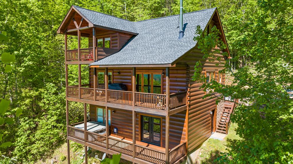 161 Cub Trail Cherry Log, GA 30522 - Photo 4 of 57 Back of Cabin