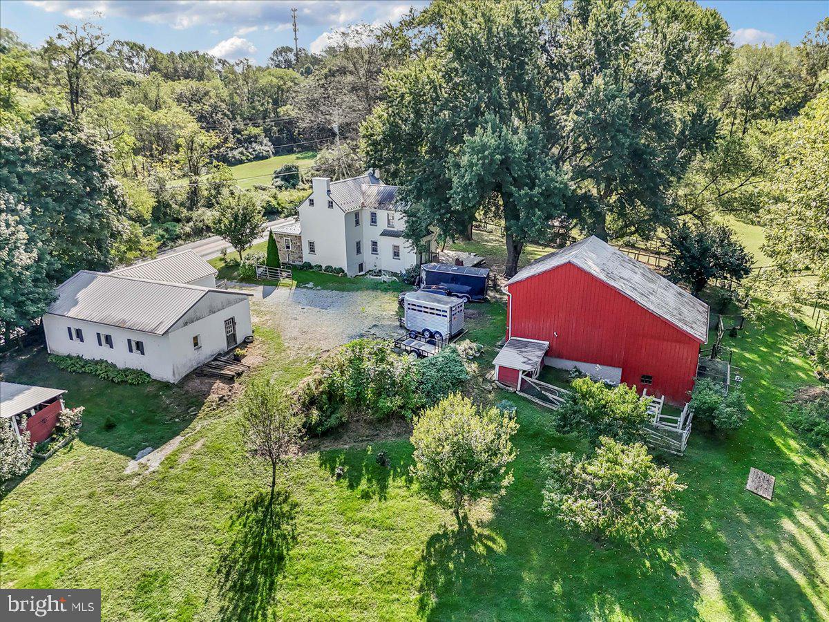 990 Chesterville Road Oxford, PA 19363 - Photo 2 of 47 an aerial view of a house with yard swimming pool and outdoor seating