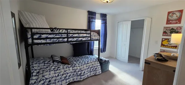 a view of gallery with hallway