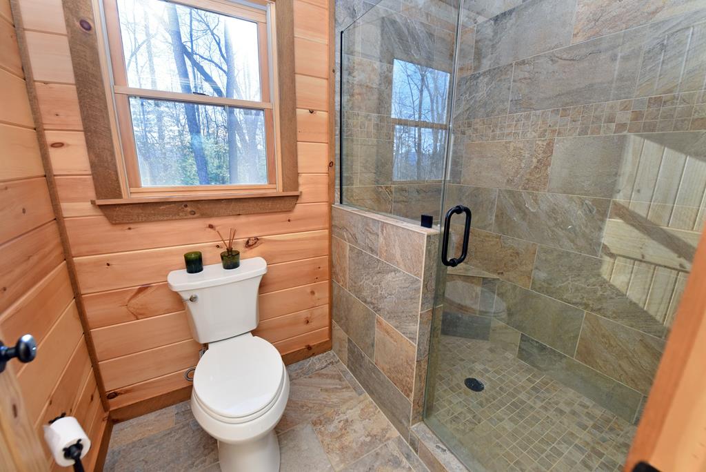 731 Native Trail Cherry Log, GA 30522 - Photo 44 of 56 a bathroom with a toilet sink and shower