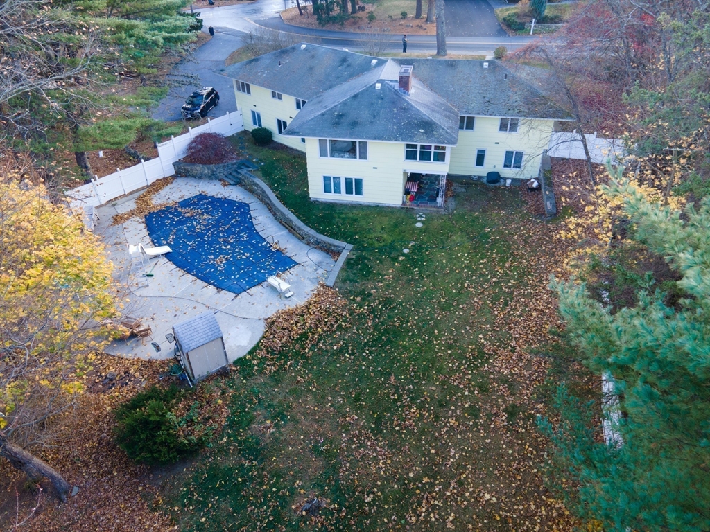 212 Chestnut Street Andover, MA 01810 - Photo 7 of 31 an aerial view of a house with a yard