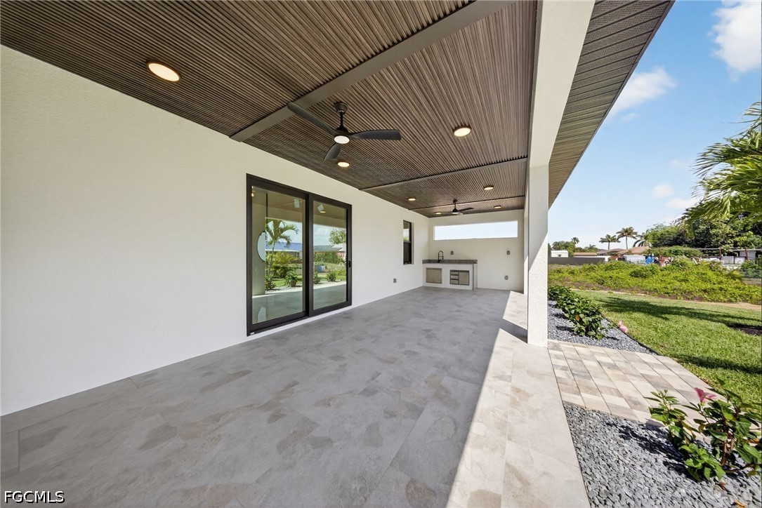 4213 25th Street Southwest Lehigh Acres, FL 33976 - Photo 7 of 47 a view of a porch