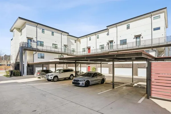 a car parked in front of a building