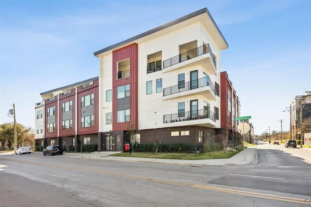 a front view of a building