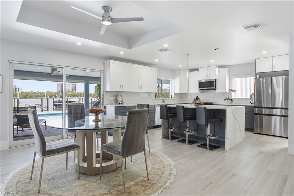 8009 Lagoon Road Fort Myers Beach, FL 33931 - Photo 21 of 48 kitchen and dining
