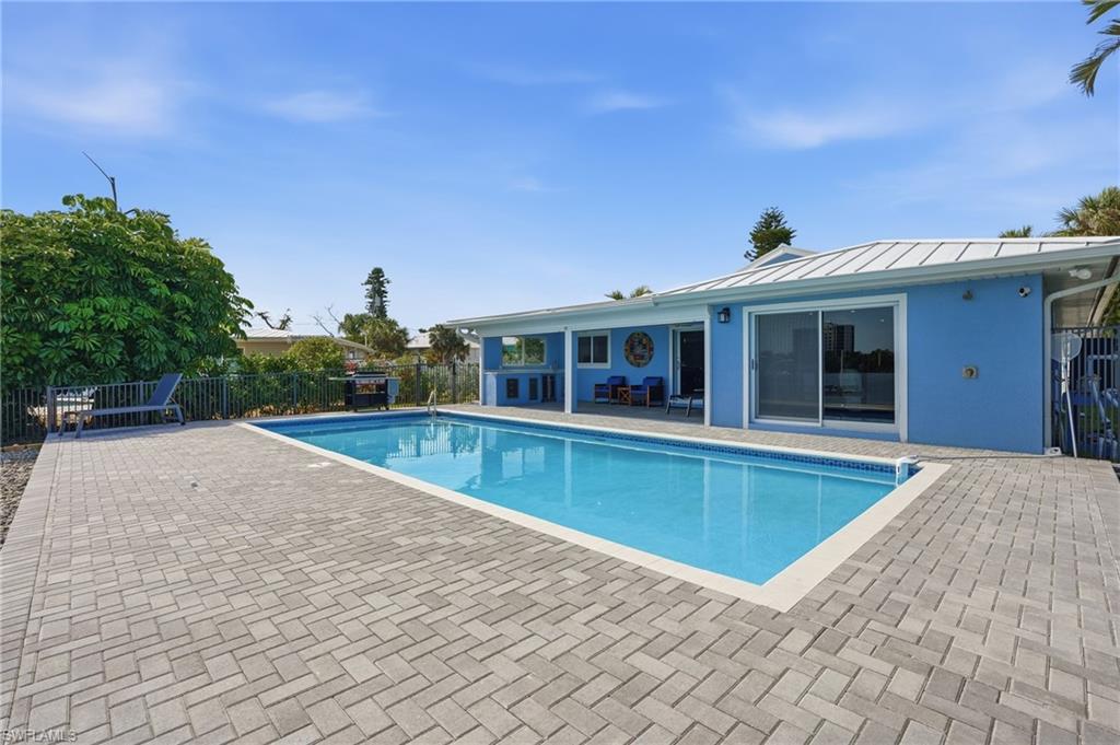 8009 Lagoon Road Fort Myers Beach, FL 33931 - Photo 45 of 48 expanded pool deck