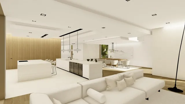 a view of a living room