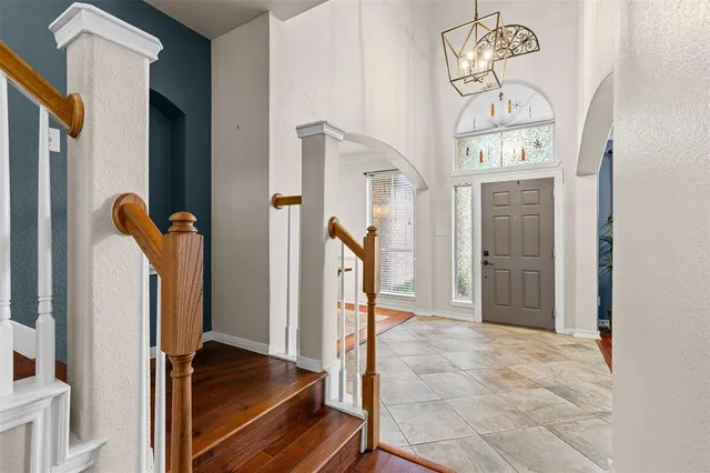a view of a hallway with elevator