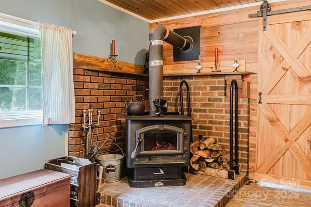 a front view of a house with exposed radiator