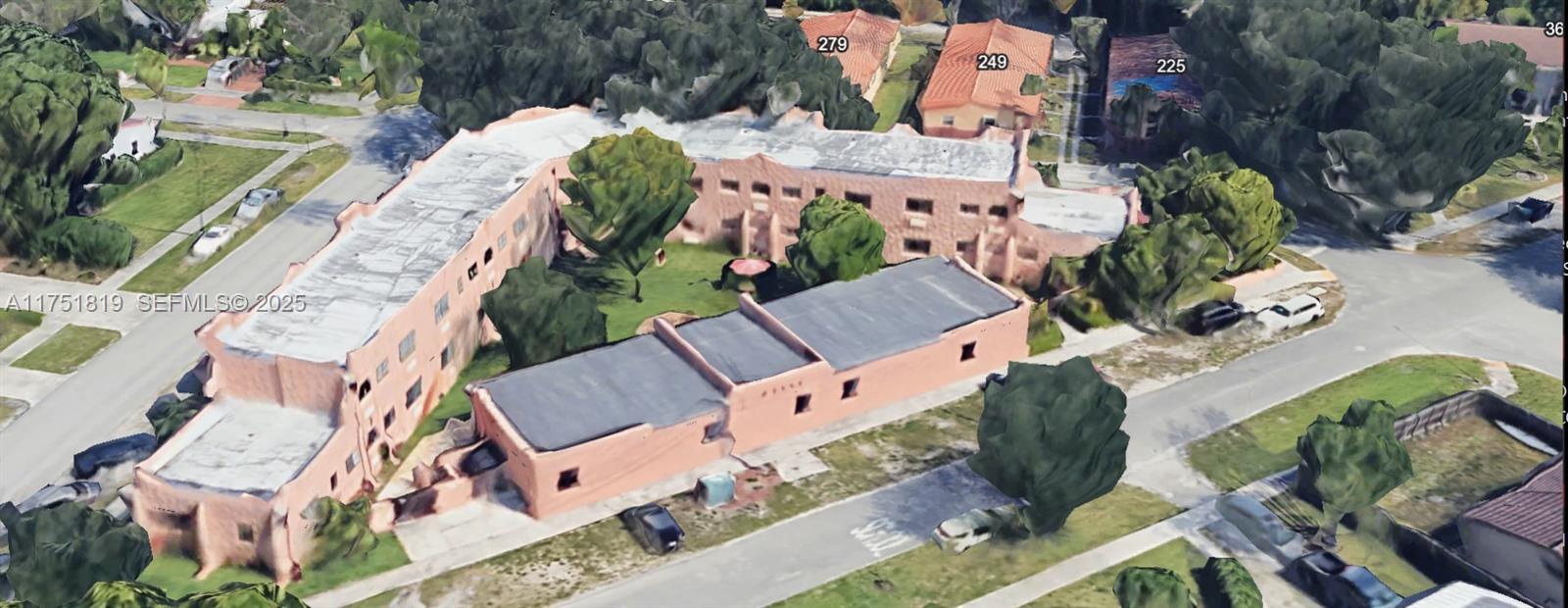 200 Azure Way Miami Springs, FL 33166 - Photo 52 of 54 an aerial view of a house with outdoor space and a lake view