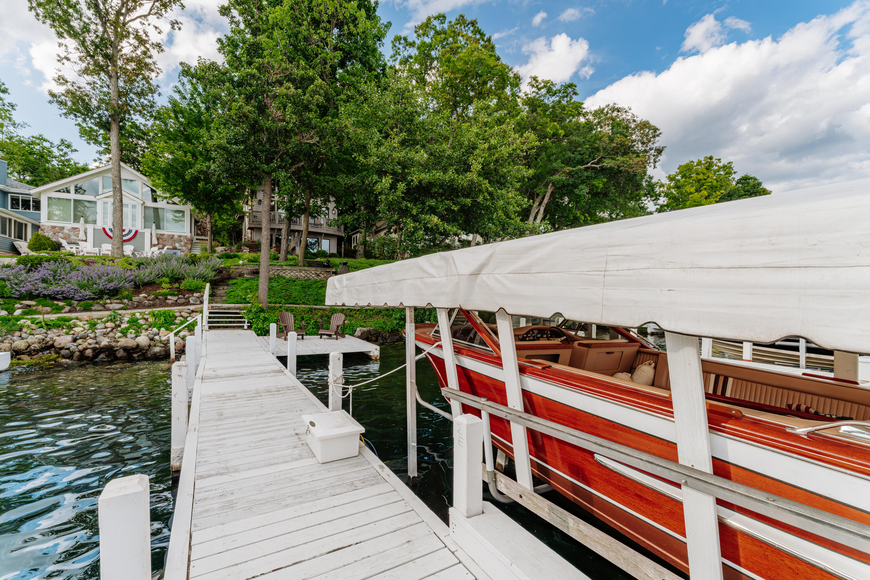 4 Dartmouth Road Williams Bay, WI 53191 - Photo 32 of 43 Private pier perfect for swimming + fishing