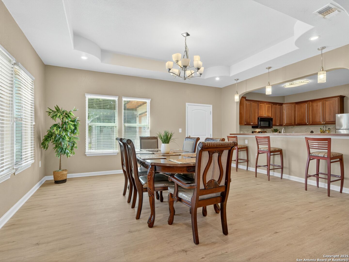 605 Meadow Gate Converse, TX 78109 - Photo 13 of 27 a view of a dining room with furniture window and outside view