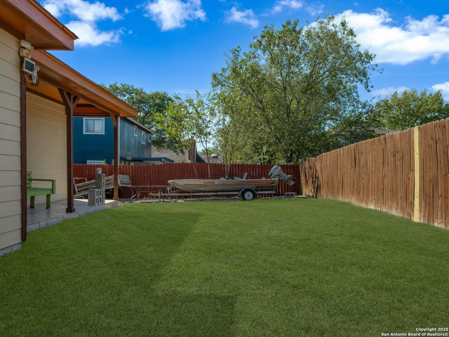 605 Meadow Gate Converse, TX 78109 - Photo 27 of 27 a view of backyard with seating and green space