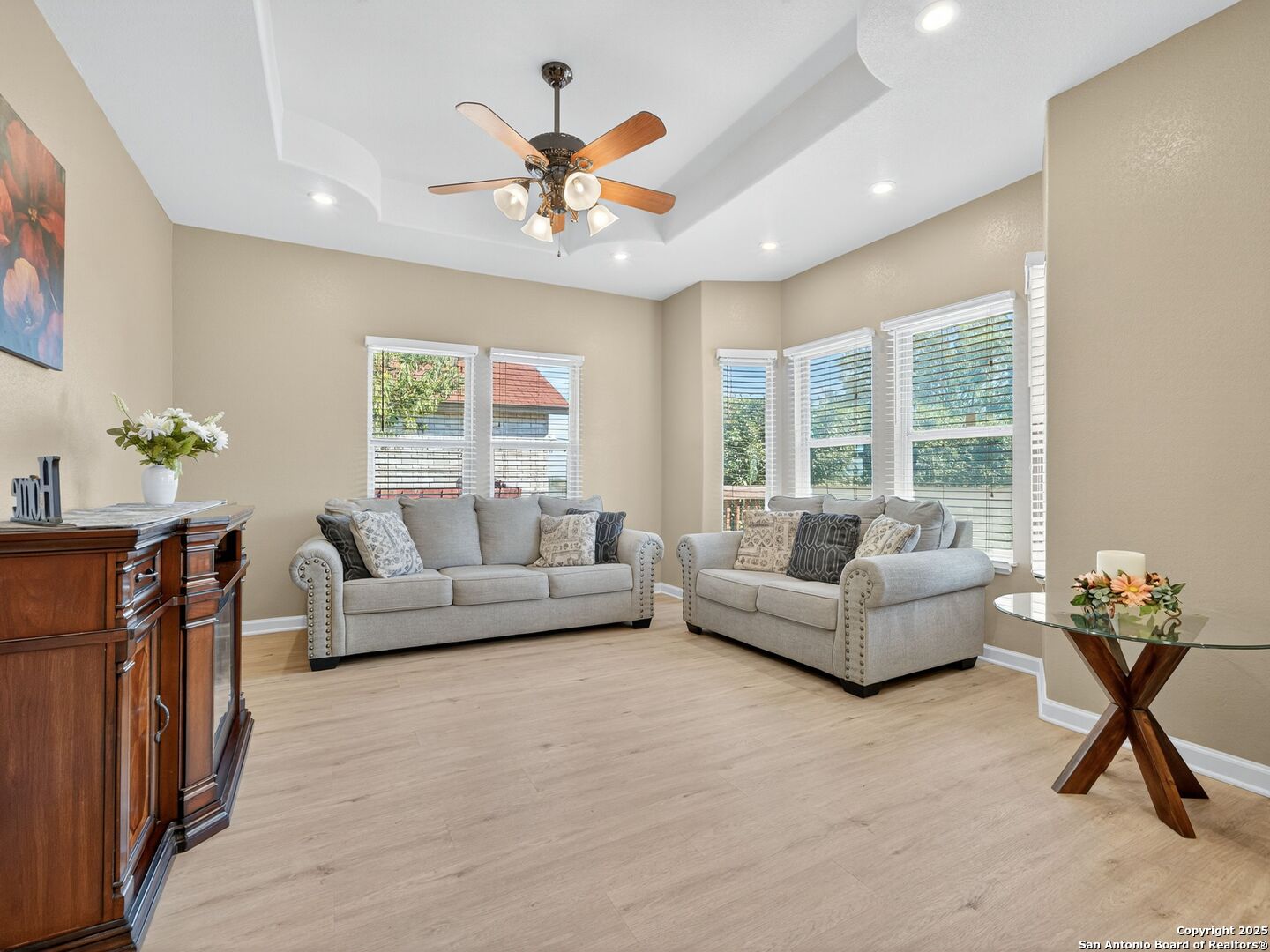 605 Meadow Gate Converse, TX 78109 - Photo 6 of 27 a living room with furniture and a large window