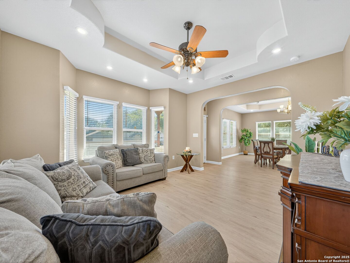 605 Meadow Gate Converse, TX 78109 - Photo 7 of 27 a living room with furniture and a large window