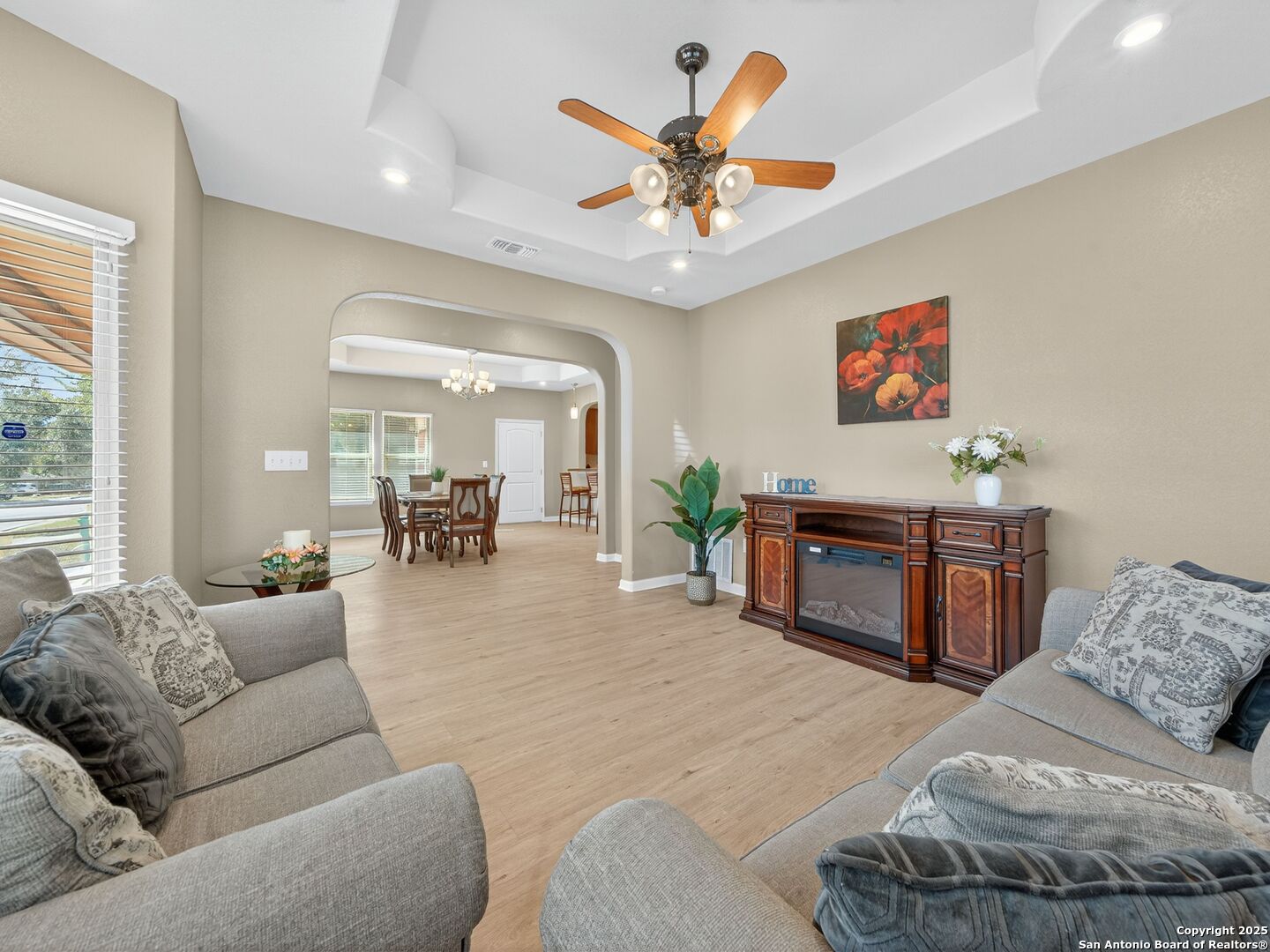 605 Meadow Gate Converse, TX 78109 - Photo 8 of 27 a living room with furniture and a large window