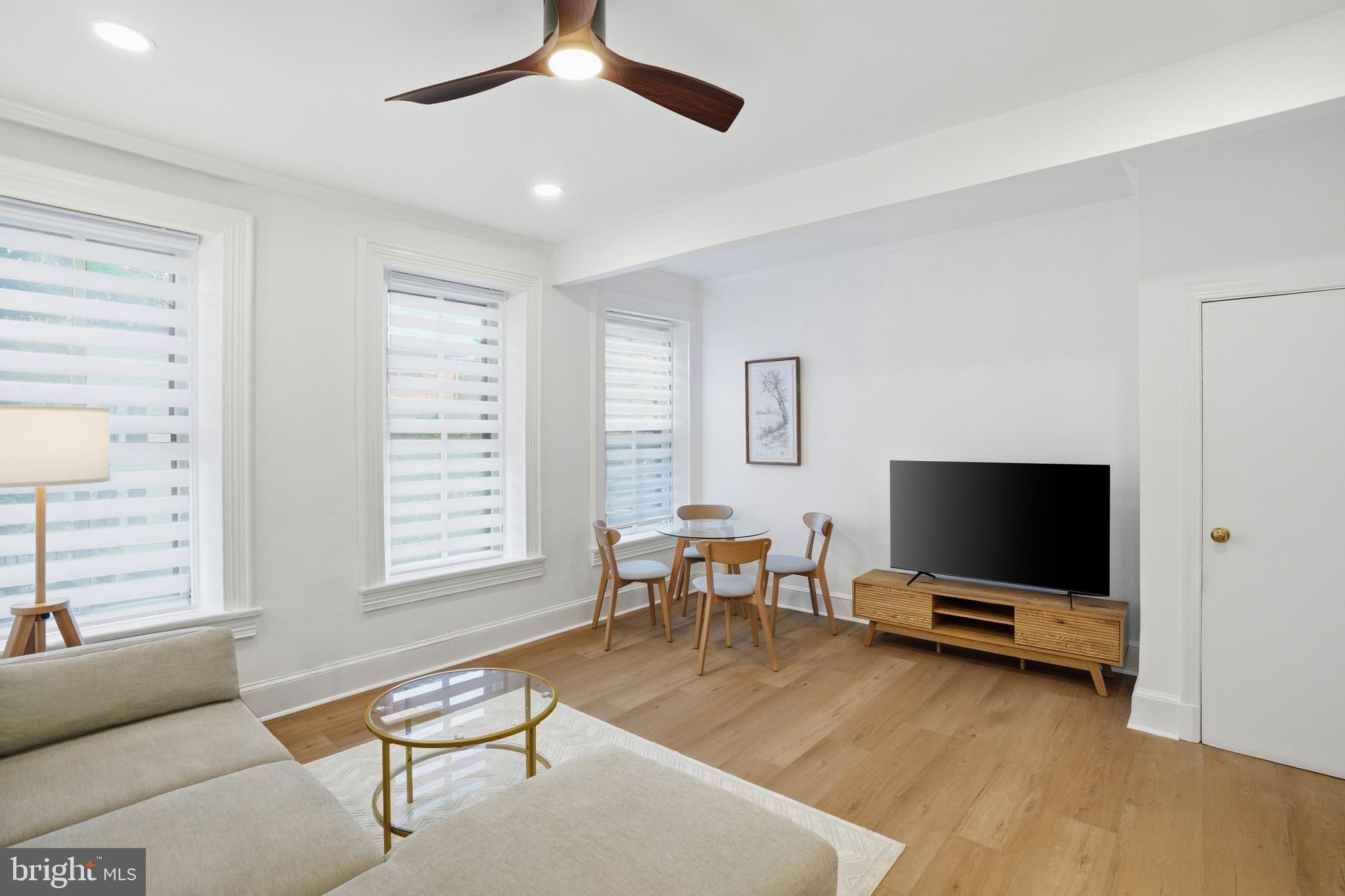 313 C Street Southeast Washington, DC 20003 - Photo 23 of 47 a living room with furniture and a flat screen tv