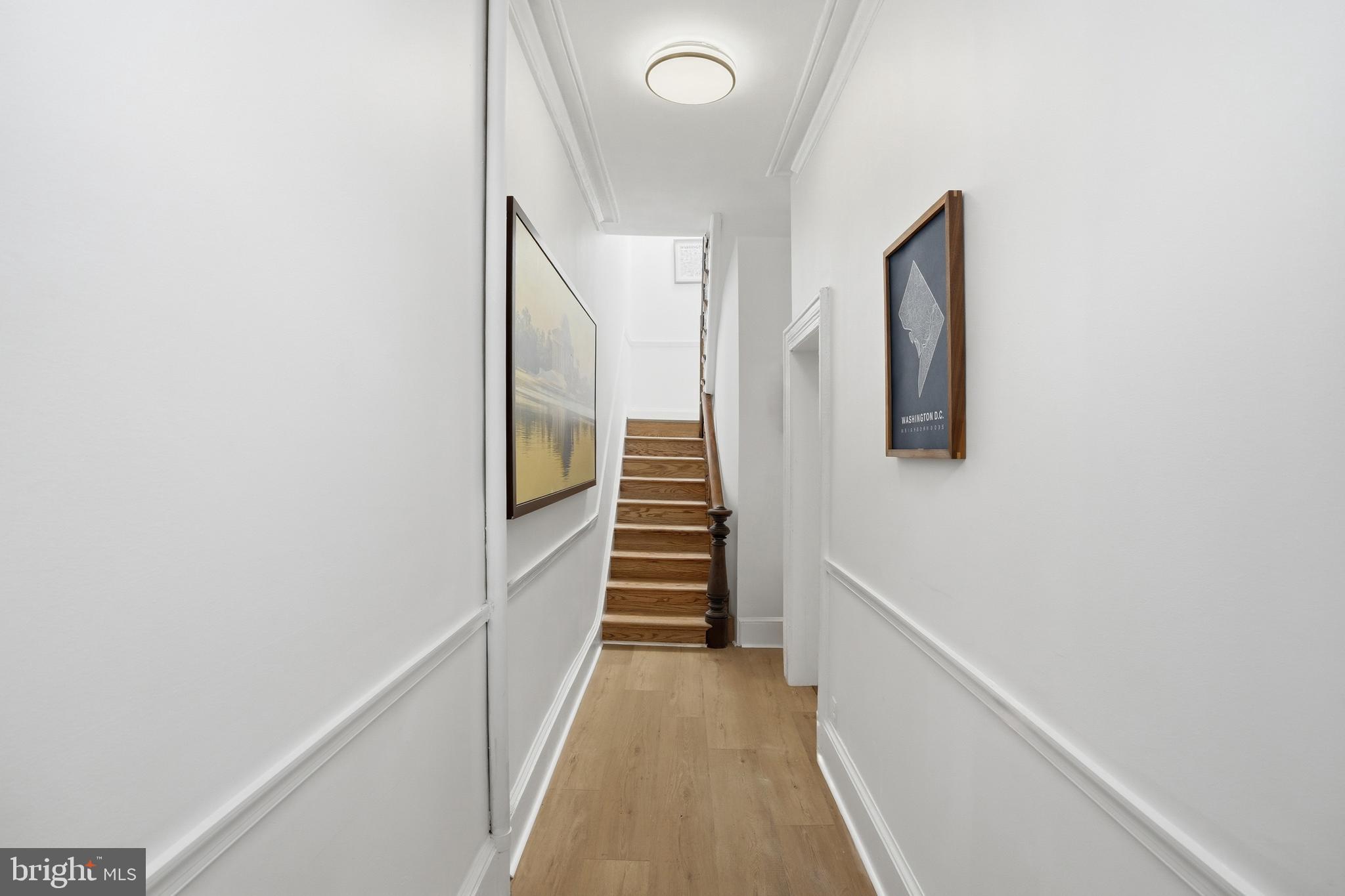 313 C Street Southeast Washington, DC 20003 - Photo 39 of 47 a view of a hallway with stairs