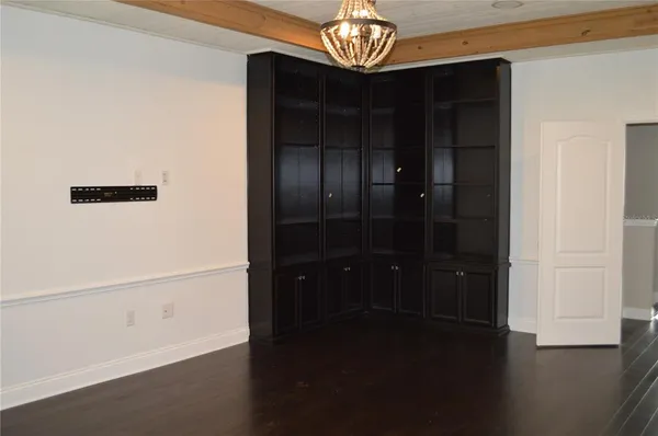wooden floor in an empty room