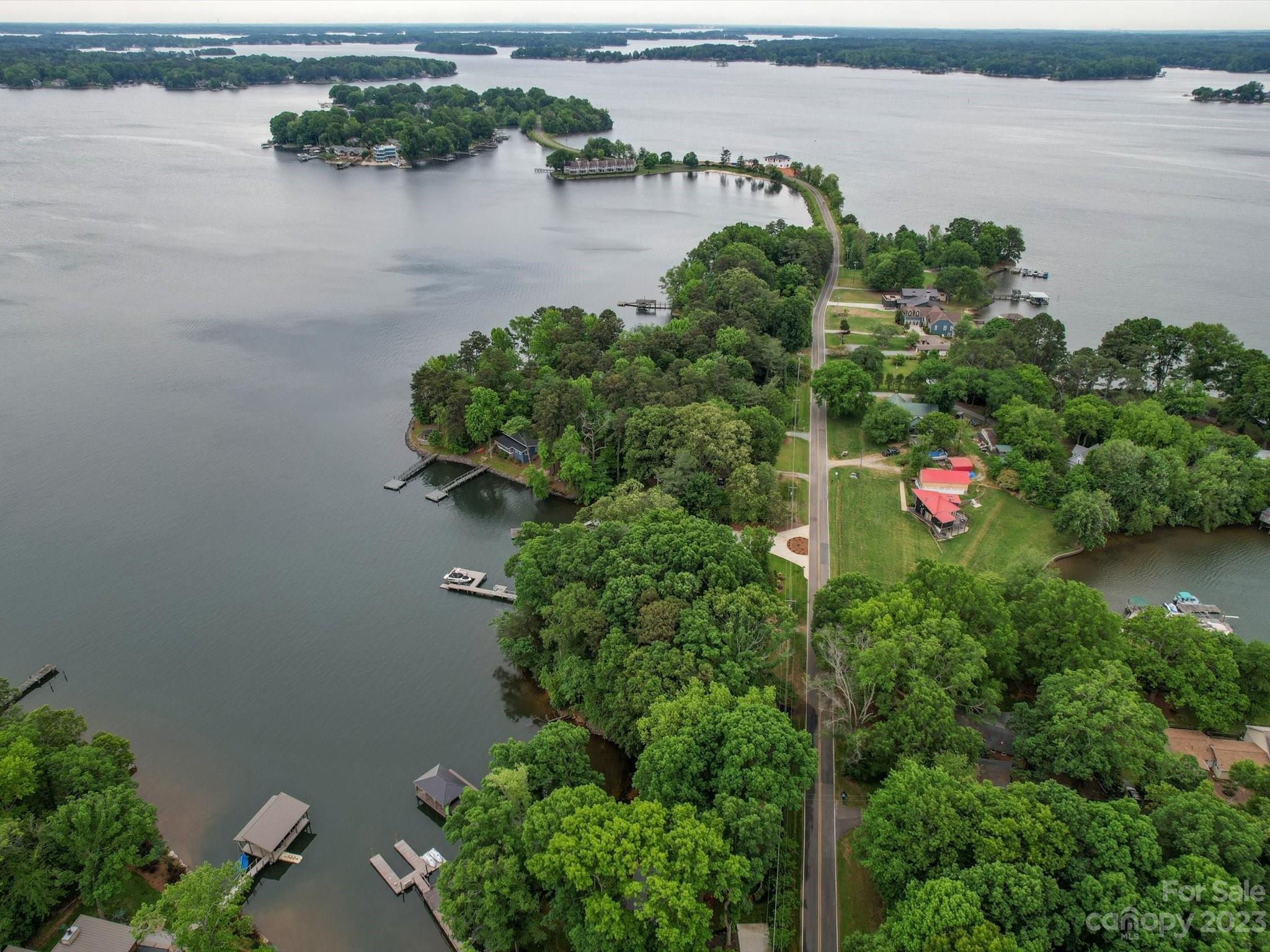 4614 Kiser Island Road Terrell, NC 28682 - Photo 19 of 28 a plant that is in a field next to a lake