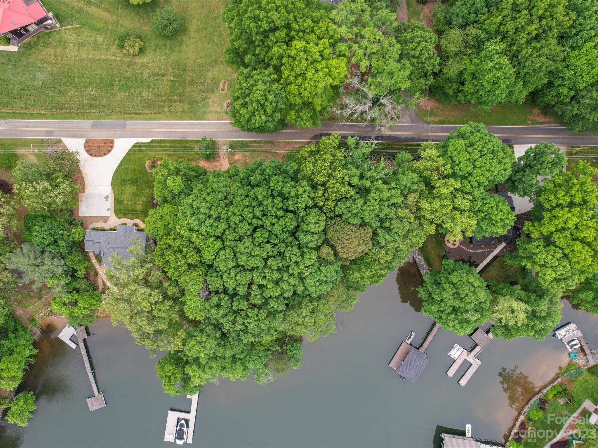 4614 Kiser Island Road Terrell, NC 28682 - Photo 2 of 28 an aerial view of a house with a yard