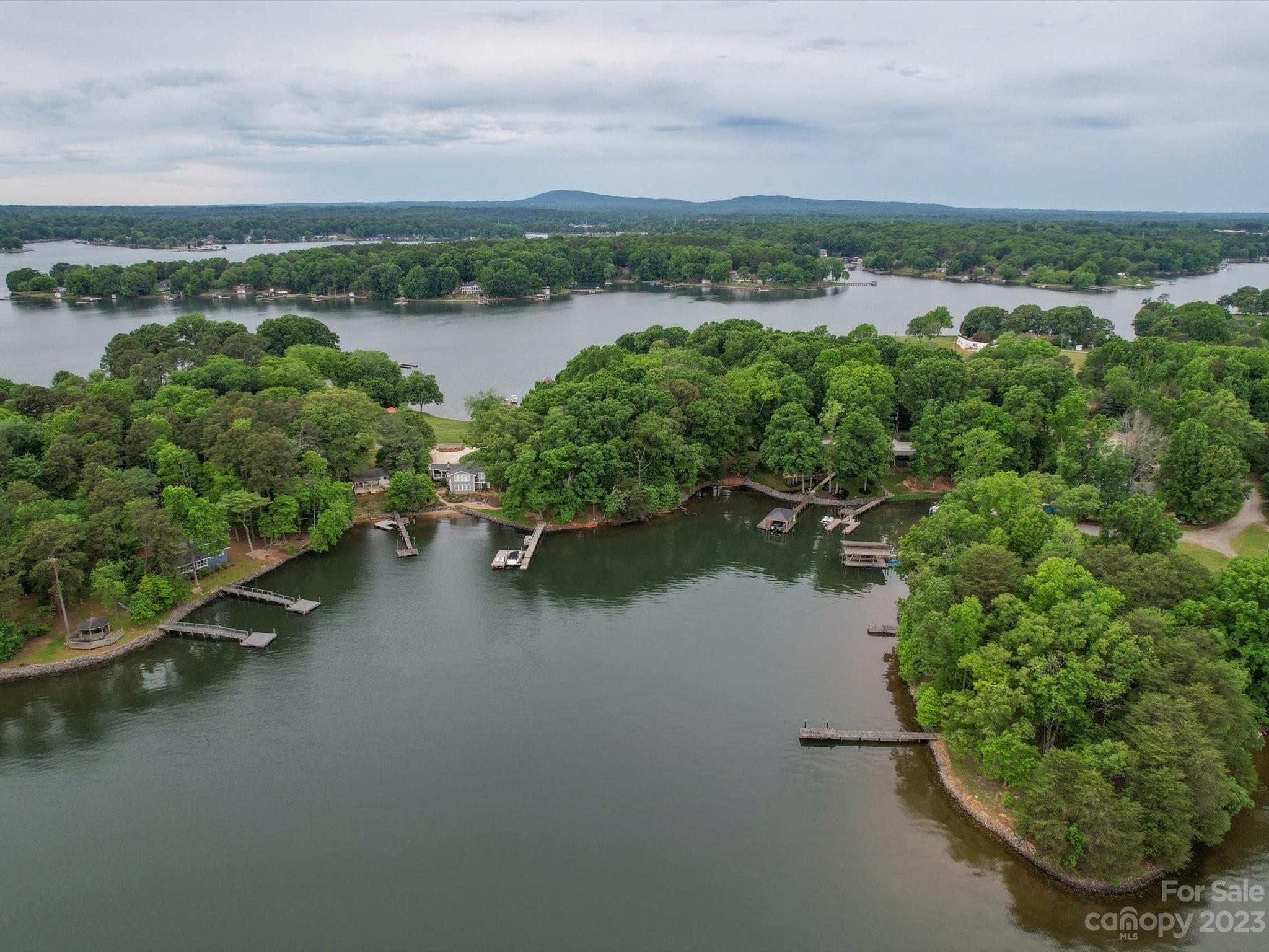 4614 Kiser Island Road Terrell, NC 28682 - Photo 28 of 28 an aerial view of a houses with outdoor space and lake view