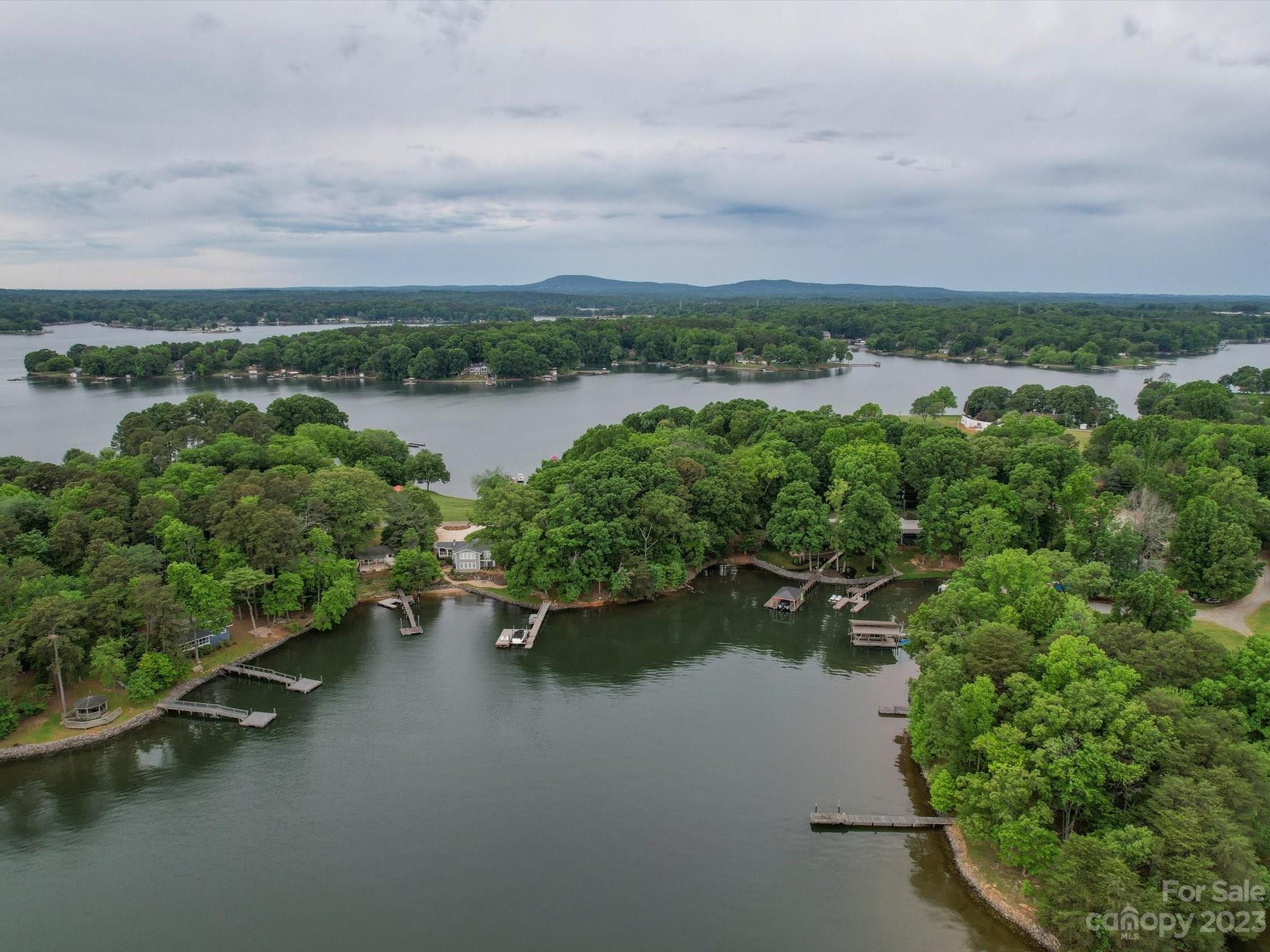4614 Kiser Island Road Terrell, NC 28682 - Photo 5 of 28 an aerial view of a house with a lake view
