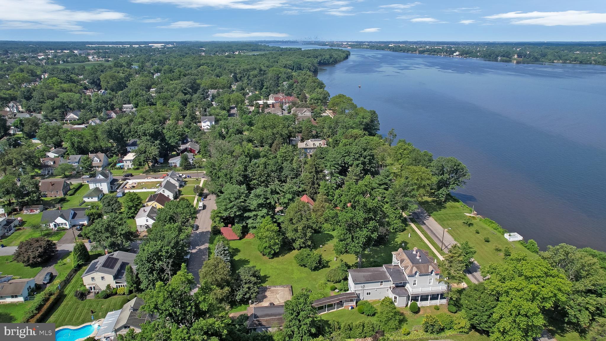 0 Delaware Avenue Delanco, NJ 08075 - Photo 21 of 39 an aerial view of a houses with outdoor space and lake view
