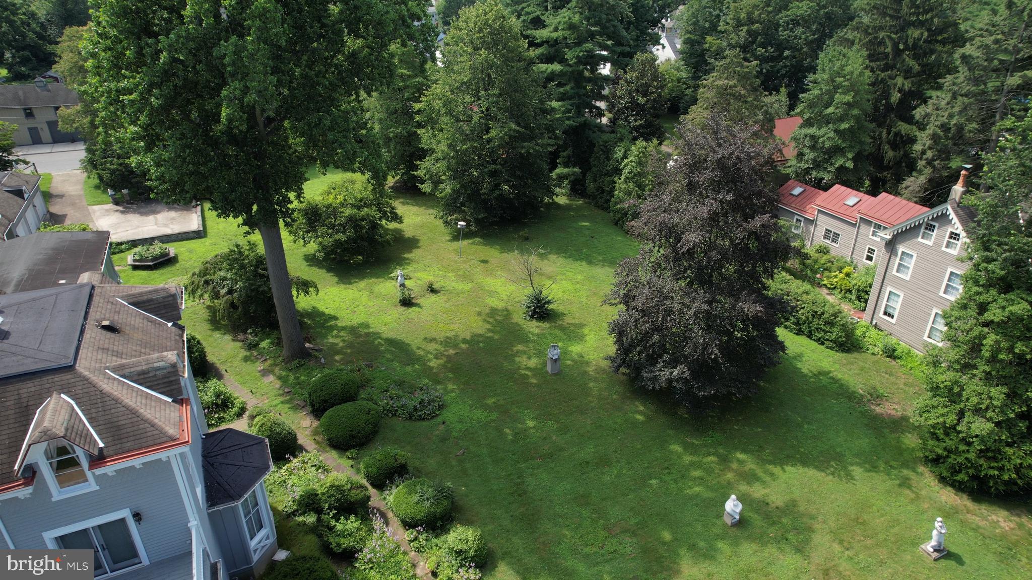 0 Delaware Avenue Delanco, NJ 08075 - Photo 29 of 39 an aerial view of residential house with outdoor space and trees all around