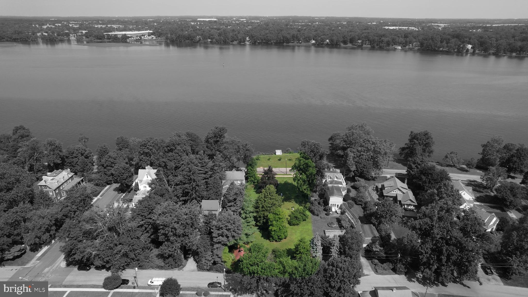 0 Delaware Avenue Delanco, NJ 08075 - Photo 37 of 39 a view of a lake with houses