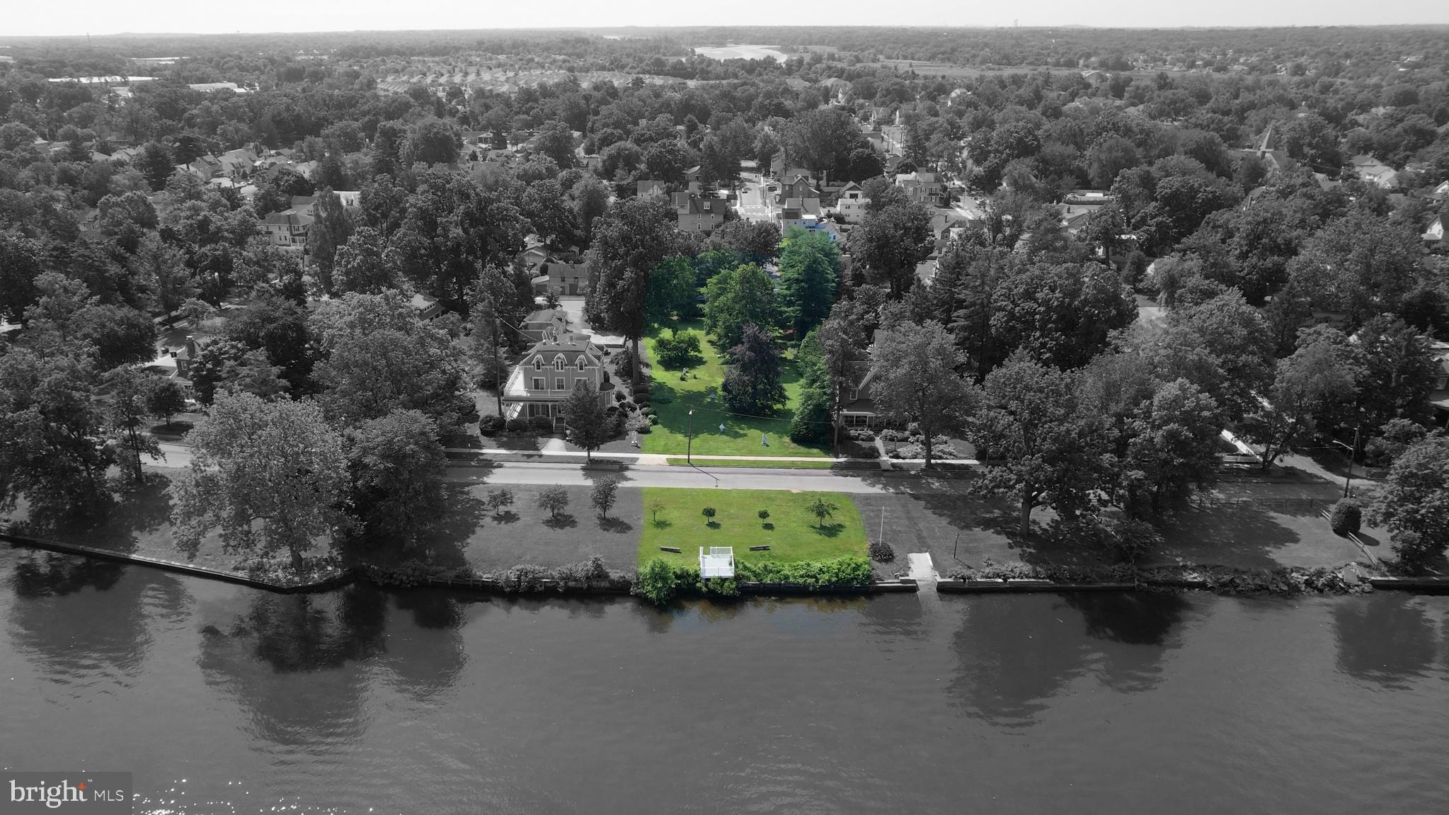0 Delaware Avenue Delanco, NJ 08075 - Photo 8 of 39 an aerial view of a house with a yard and lake view