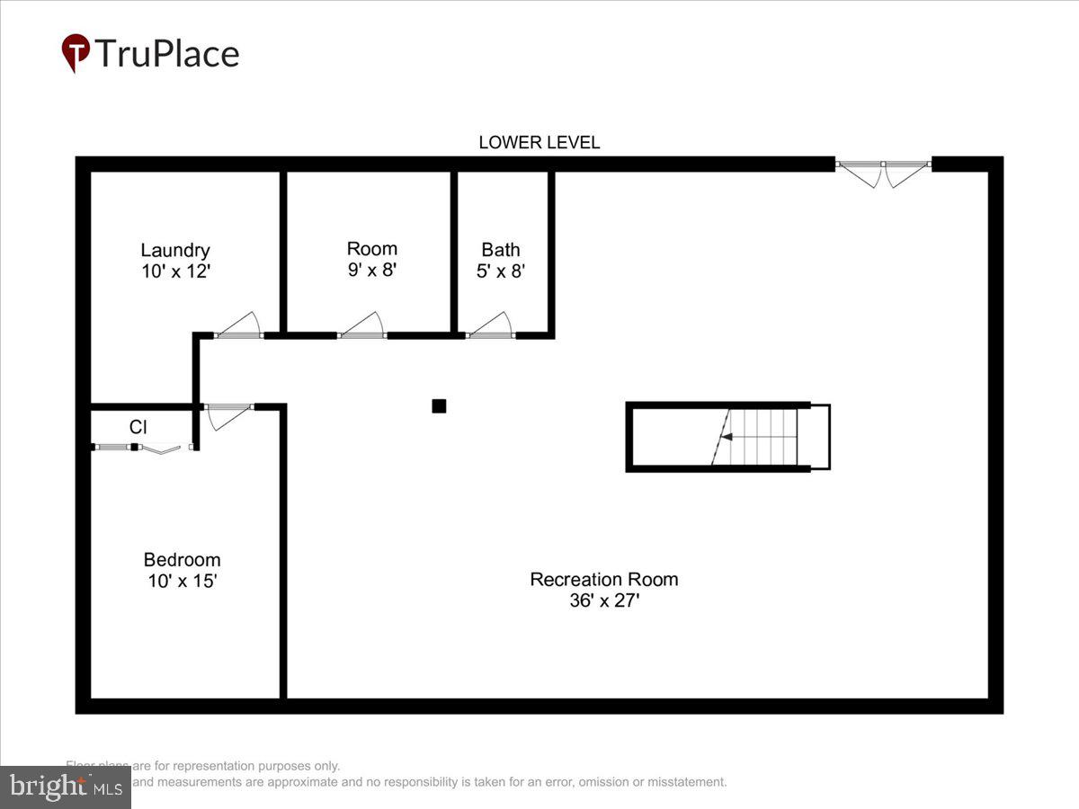 13245 Croom Road Upper Marlboro, MD 20772 - Photo 74 of 75 Floorplan Full Finished Basement