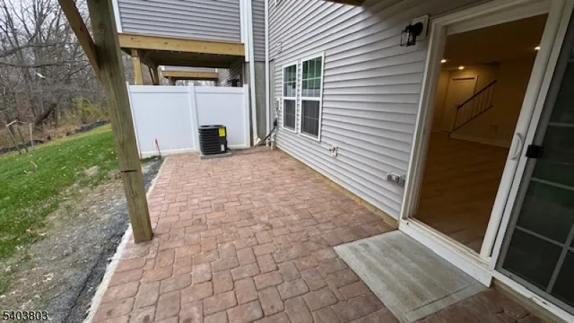 a view of a door of the house