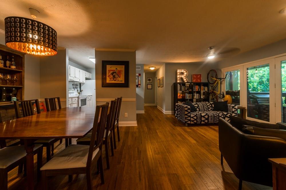 816 Tuxworth Circle Decatur, GA 30033 - Photo 1 of 1 Large 3 Bedroom / 2 Bath condo with stunning new bamboo floors throughout! The doors off the living room open to a deck and lovely tree canopy.