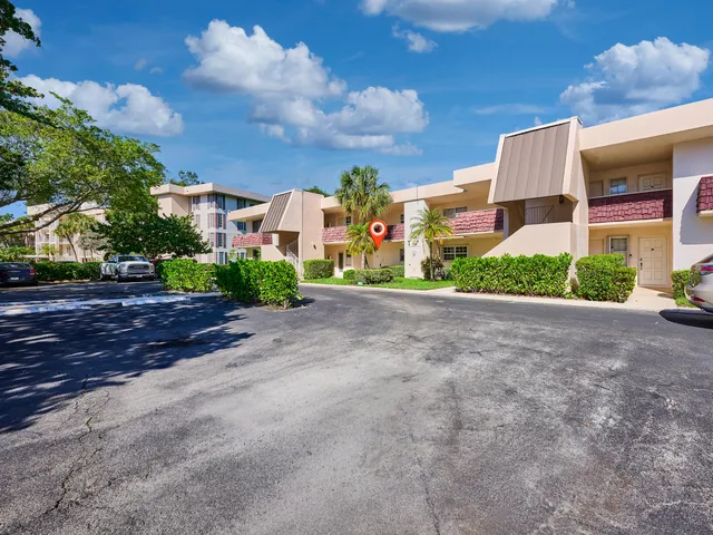 a view of a street with a houses