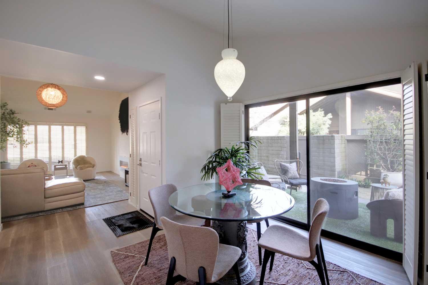 11418 Coloma Road Gold River, CA 95670 - Photo 16 of 40 a view of a dining room with furniture window and outside view